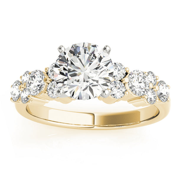 Diamond Garland Engagement Ring Setting 14K Yellow Gold (0.66ct)