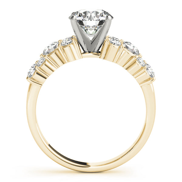 Diamond Garland Engagement Ring Setting 14K Yellow Gold (0.66ct)