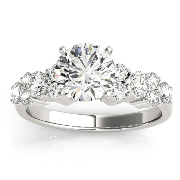 Diamond Garland Engagement Ring Setting Platinum (0.66ct)