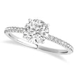 Lab Diamond Accented Engagement Ring Setting Platinum (2.62ct)