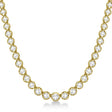 Eternity Lab Diamond Tennis Necklace 14k Yellow Gold (15.00ct)