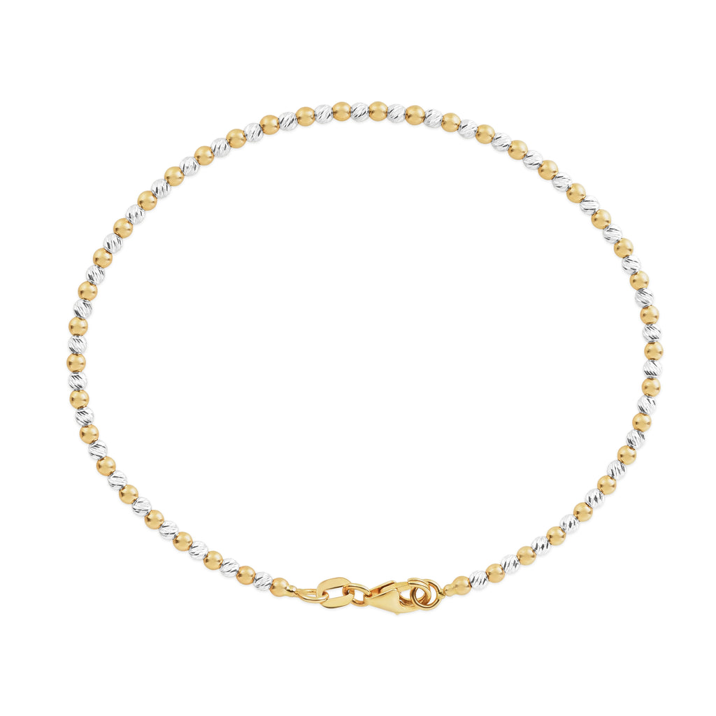 Stackable Bead Bracelet in 14k Yellow Gold