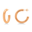 Medium Open Hoop Earrings 14k Rose Gold