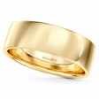 Men's Wedding Ring Low Dome Comfort-Fit in 14k Yellow Gold (6mm)