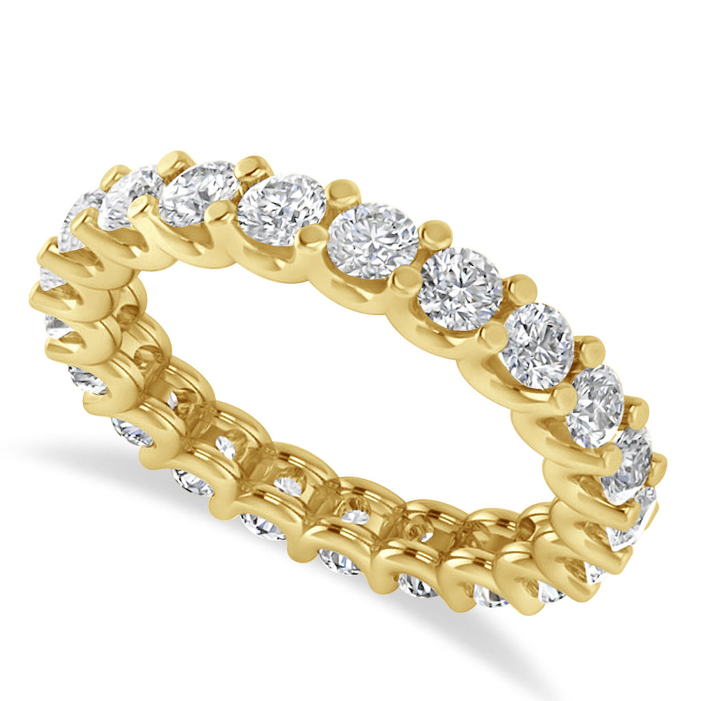 Diamond Eternity Wedding Band 14k Yellow Gold (2.10ct)