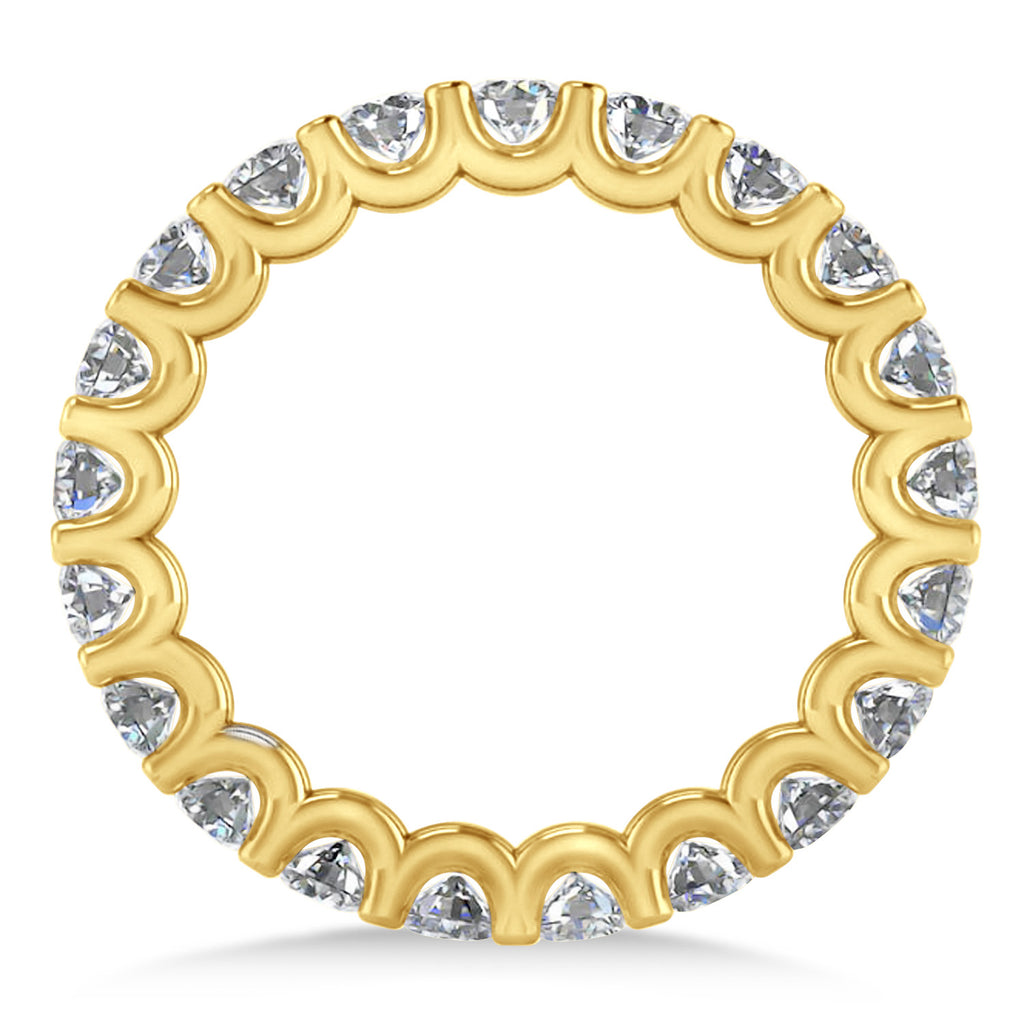 Diamond Eternity Wedding Band 14k Yellow Gold (2.10ct)