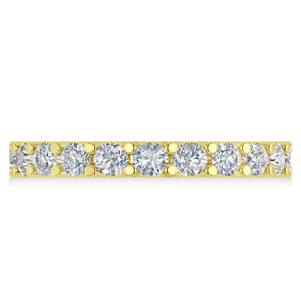 Diamond Eternity Wedding Band 14k Yellow Gold (2.10ct)
