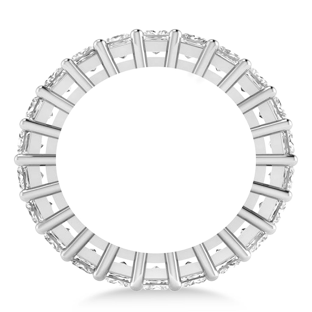 Princess Cut Diamond Eternity Wedding Band 14k White Gold (3.96ct)