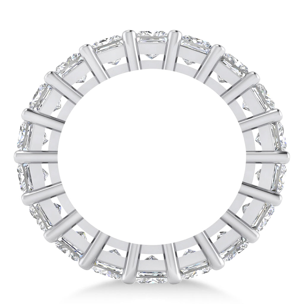 Princess Cut Diamond Eternity Wedding Band 14k White Gold (5.58ct)
