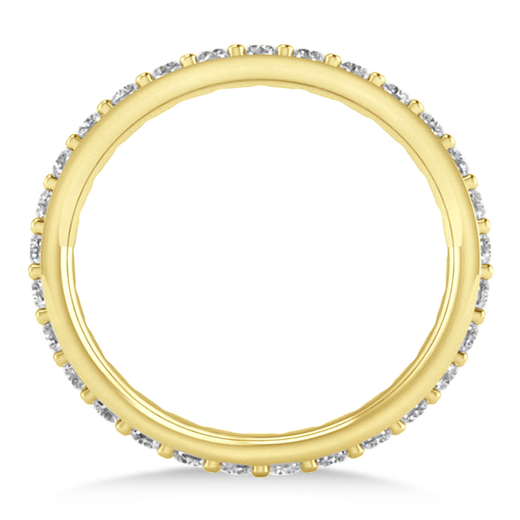 Diamond Eternity Wedding Band 14k Yellow Gold (0.87ct)