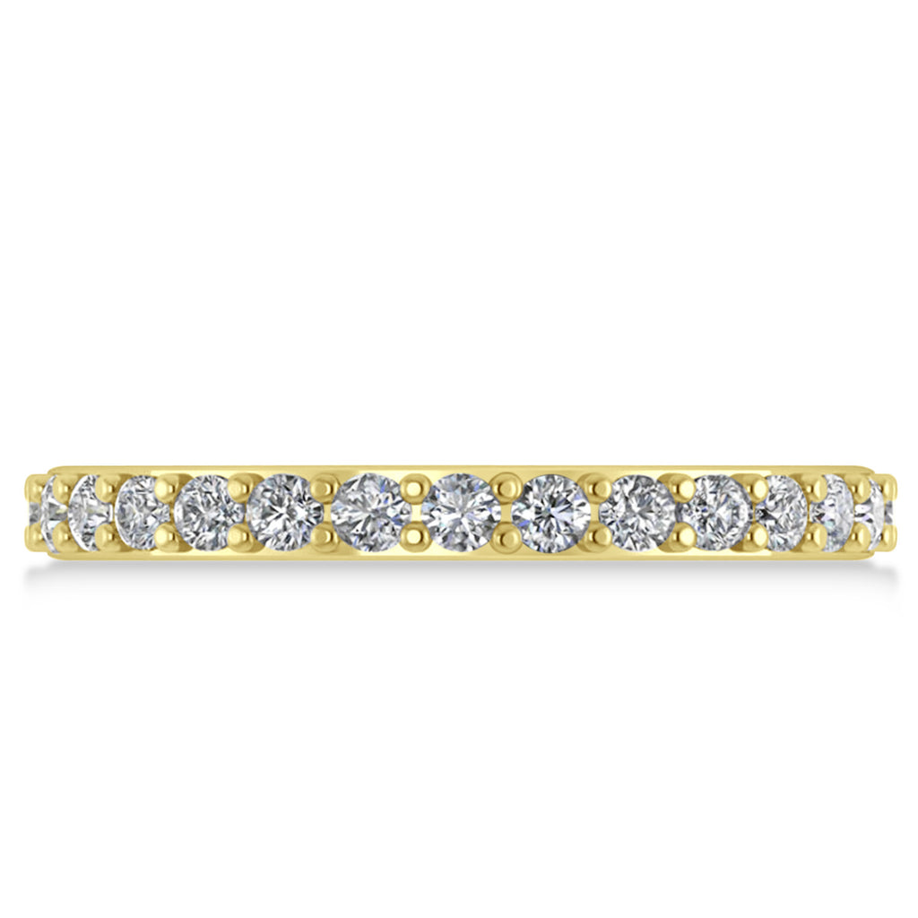 Diamond Eternity Wedding Band 14k Yellow Gold (0.87ct)