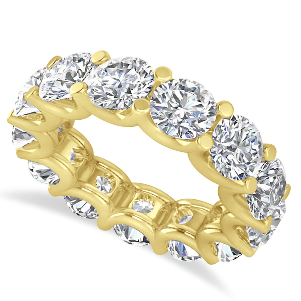 Diamond Eternity Wedding Band 14k Yellow Gold (9.75ct)