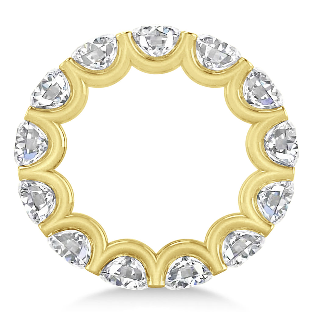 Diamond Eternity Wedding Band 14k Yellow Gold (9.75ct)