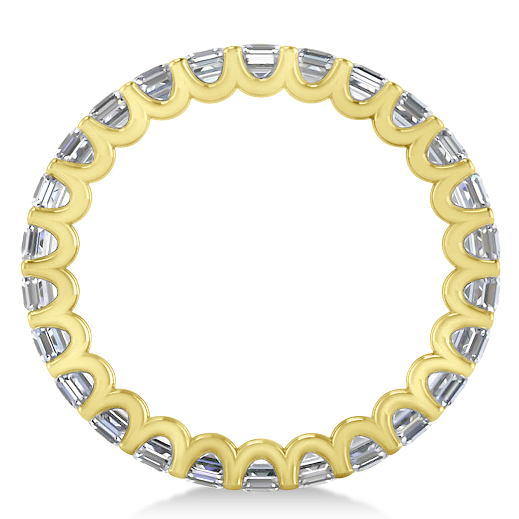Radiant-Cut Diamond Eternity Wedding Band Ring 14k Yellow Gold (2.60ct)