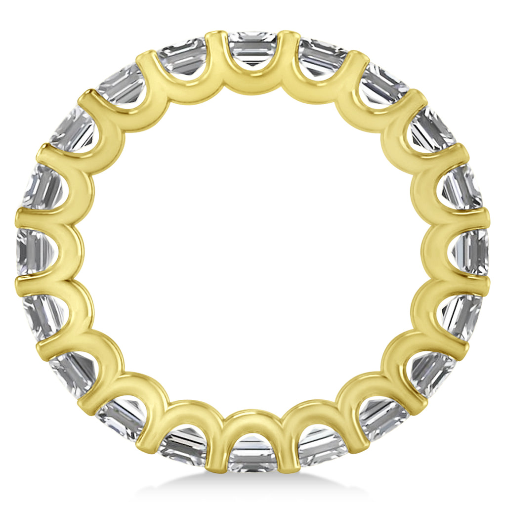 Radiant-Cut Diamond Eternity Wedding Band Ring 14k Yellow Gold (5.00ct)