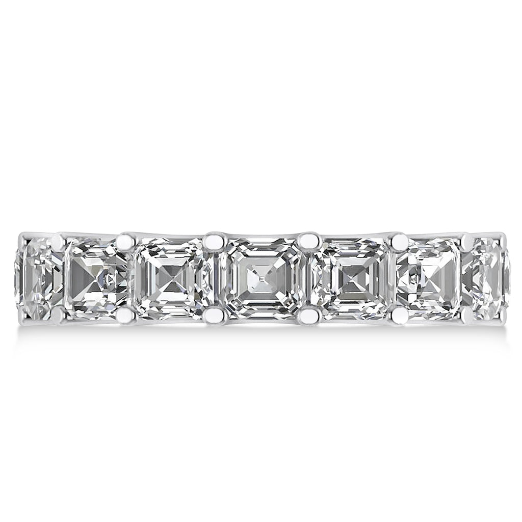 Radiant-Cut Diamond Eternity Wedding Band Ring 14k White Gold (9.00ct)