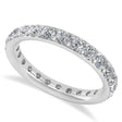 Diamond Eternity Wedding Band 14k White Gold (1.50ct)