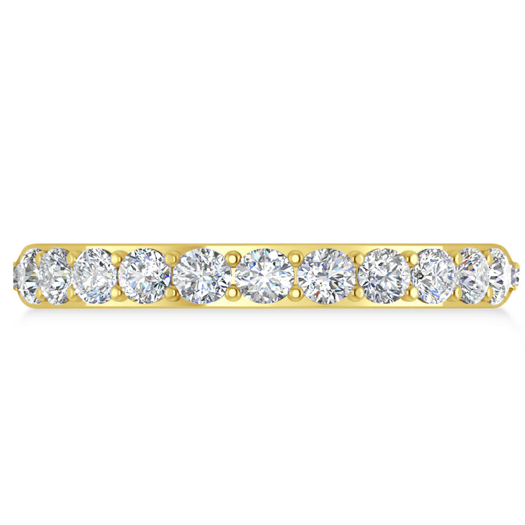 Diamond Eternity Wedding Band 14k Yellow Gold (1.50ct)