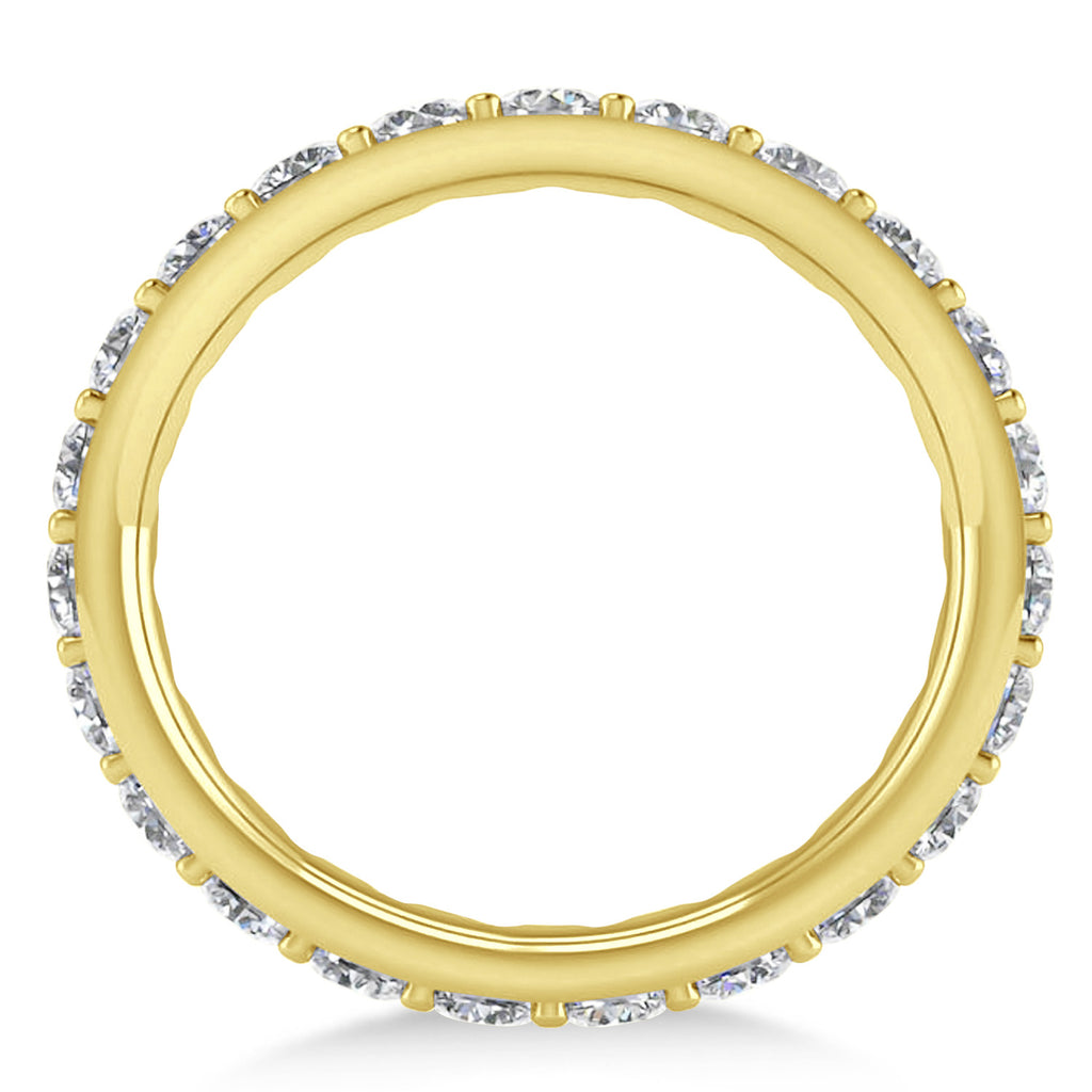 Diamond Eternity Wedding Band 14k Yellow Gold (2.00ct)