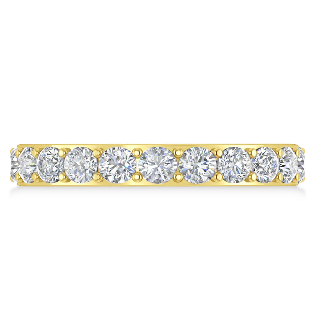 Diamond Eternity Wedding Band 14k Yellow Gold (2.00ct)