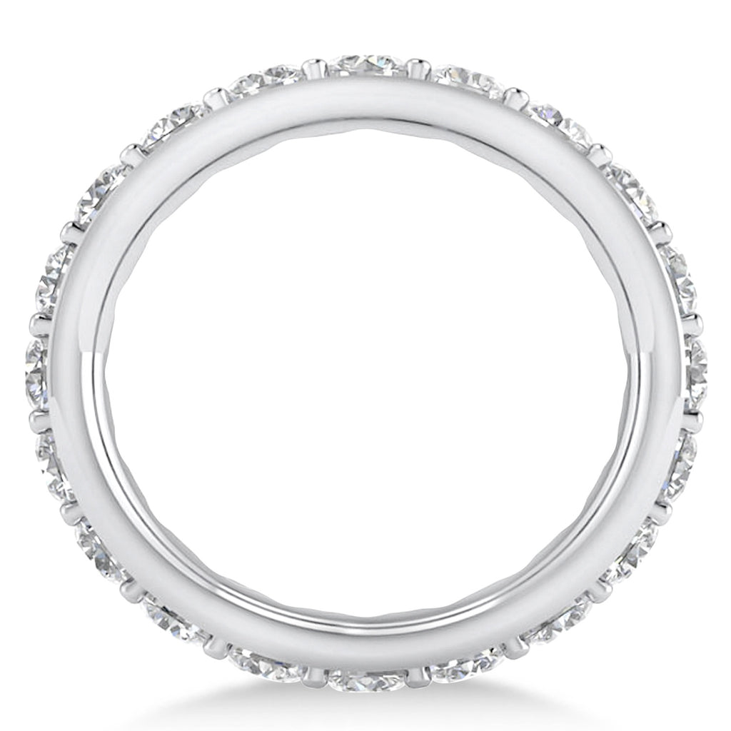 Diamond Eternity Wedding Band 14k White Gold (2.50ct)