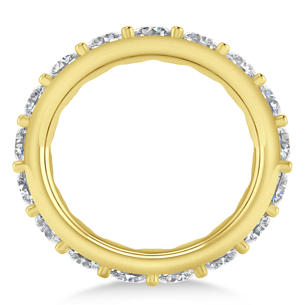 Diamond Eternity Wedding Band 14k Yellow Gold (3.40ct)