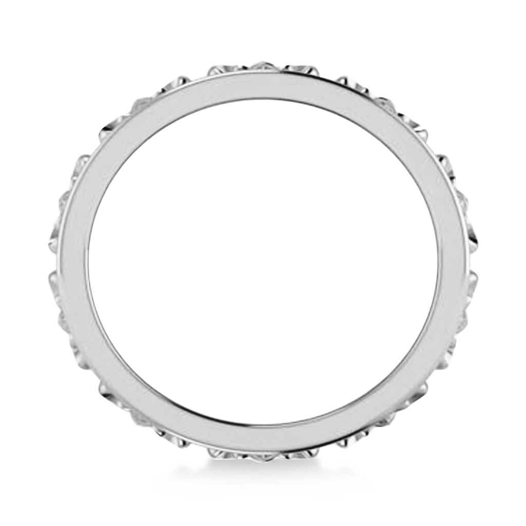 Fleur De Lis Unisex Ring/Wedding Band 14k White Gold