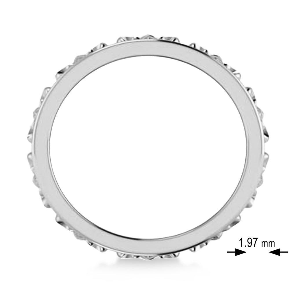 Fleur De Lis Unisex Ring/Wedding Band 14k White Gold