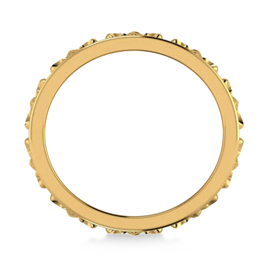 Fleur De Lis Unisex Ring/Wedding Band 14k Yellow Gold