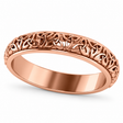 Celtic Knot Infinity Wedding Band Ring 14K Rose Gold