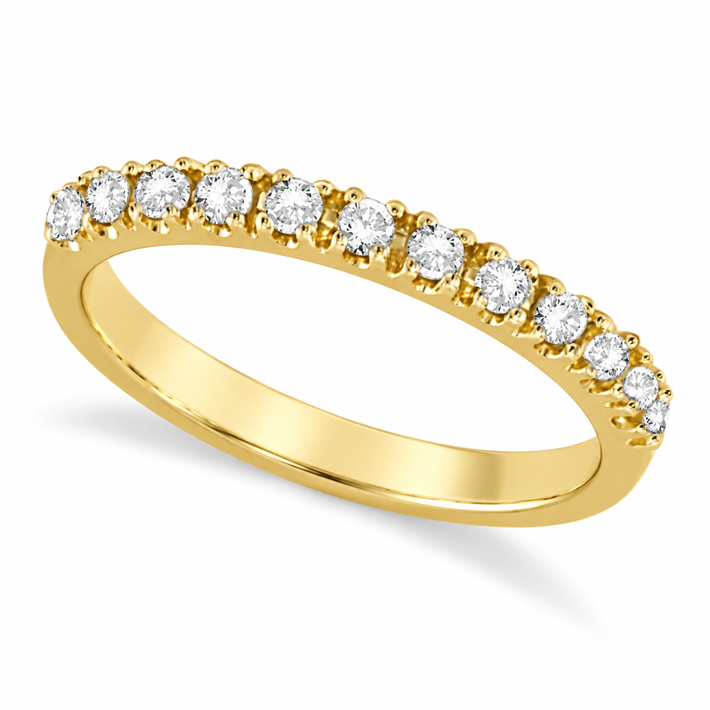 Diamond Stackable Ring Anniversary Band 14k Yellow Gold (0.25ct) — main product