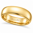 Domed Gold Tungsten Wedding Band (6mm)