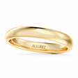 Dome Comfort Fit Wedding Ring Band 14k Yellow Gold (3mm)
