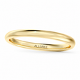 Dome Comfort Fit Wedding Ring Band 14k Yellow Gold (2mm)