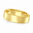 Dome Comfort Fit Wedding Ring Men's European Band 14k Yellow Gold (6mm)