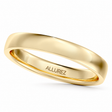 14k Yellow Gold Wedding Ring Low Dome Comfort Fit (3mm)