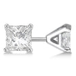 0.50ct. Martini Princess Lab Diamond Stud Earrings 14kt White Gold (G-H, SI1)