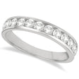 Channel-Set Diamond Anniversary Ring Band Palladium (0.75ct)