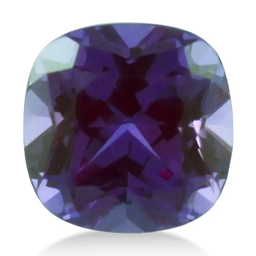 Cushion shape Lab Created AAA Alexandrite Gemstone 12mm (6.65 ct)