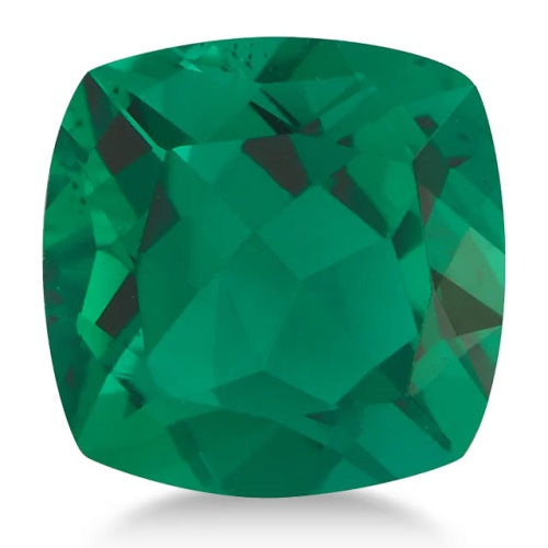 Cushion shape Natural AAA Emerald Gemstone 11.5mm (6.10 ct)
