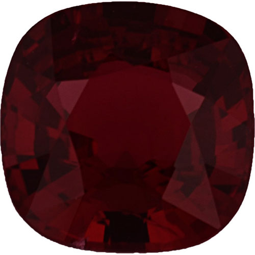Cushion shape Natural AAA Garnet Gemstone 10.5mm (5.10 ct)