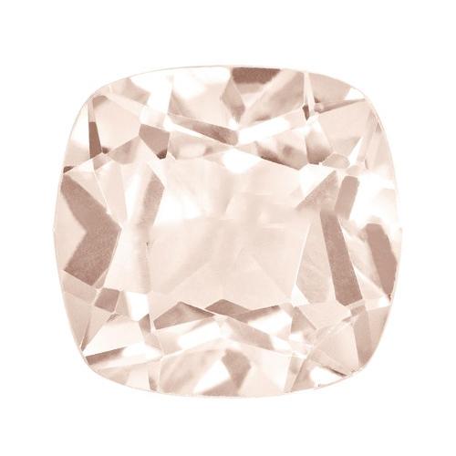 Cushion shape Natural AAA Morganite Gemstone 6mm (1.10 ct)