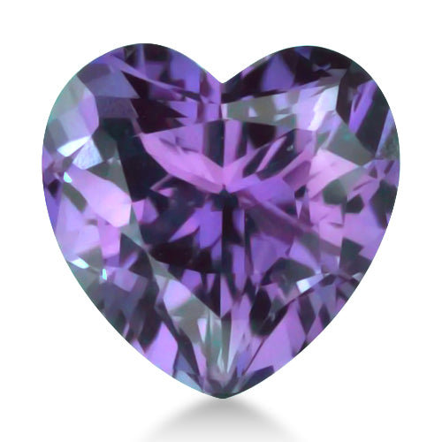 Heart shape Lab Created AAA Alexandrite Gemstone 4mm (0.35 ct)