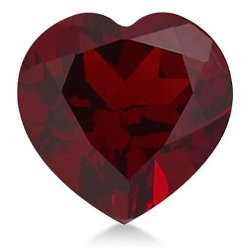 Heart shape Natural AAA Garnet Gemstone 5mm (0.65 ct)