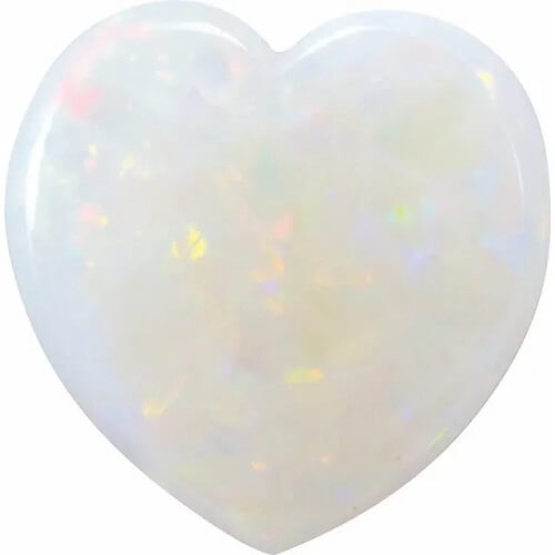 Heart shape Natural AAA Opal Gemstone 8mm (1 ct)