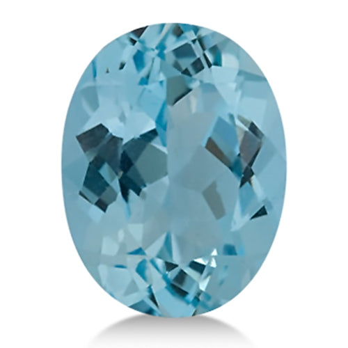 Oval shape Natural AAA Aquamarine Gemstone 11x9mm (3.80 ct)