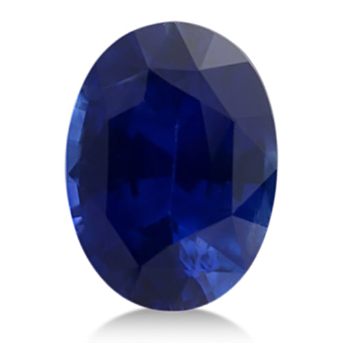 Oval shape Natural A Blue Sapphire Gemstone 8x6mm (1.80 ct)
