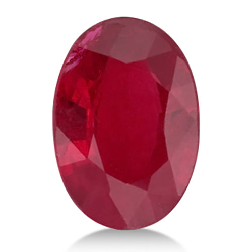 Oval shape Lab Created AAA Ruby Gemstone 10x8mm (3.15 ct)