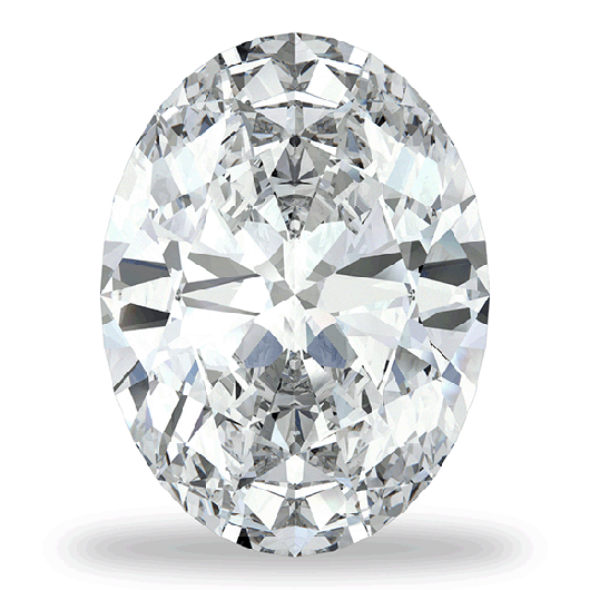 1 carat Oval Royal Premium Moissanite F-G color