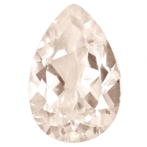 Pear shape Natural AAA Morganite Gemstone 6x4mm (0.60 ct)